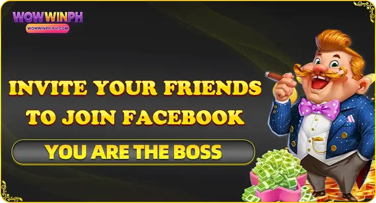 WOWWINPH referral promotion showing invite friends earn rewards feature